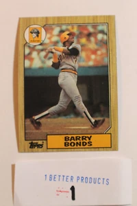 1987 Topps Barry Bonds #320 Baseball ROOKIE 👀 Karte 🔥 Pittsburgh Pirates  - Bild 1 von 4