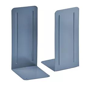 Acrimet Jumbo Premium Bookends 9" (Blue Color) (1 Pair Pack) - Picture 1 of 5