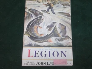 VINTAGE June 1939 AMERICAN LEGION Magazine - Trout Fishing Cover~ HF41 - Picture 1 of 7