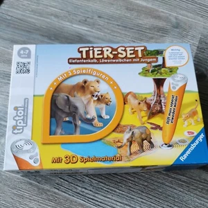 Ravensburger Tiptoi Tier-Set Elefant, Löwe und Löwenbaby mit 3D Spielmaterial - Bild 1 von 2