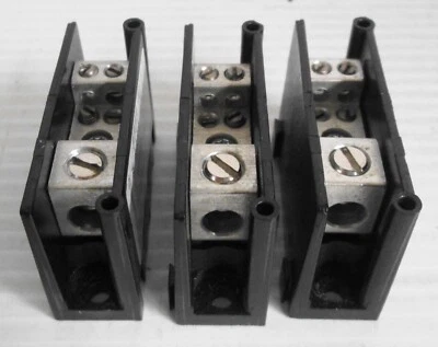 Square D 9080 LBA161104 Power Distribution Block 1P 115A 600VAC (3) - Image 1 of 4