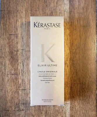 KERASTASE Elixir Ultime L'Huile trattamento olio originale tutti i tipi di capelli 3,4 oz - Immagine 1 di 2