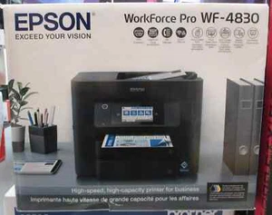 New Sealed Epson WorkForce WF-4830 Wireless Color Inkjet Printer/Scan/Copy/Fax - Picture 1 of 5