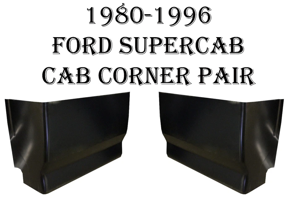1980 1981- 1996 Ford Extended Super Cab Corner Set  F150  F250  F350 Truck Pair - Image 1 of 1
