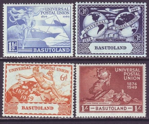 Basutoland 1949 SC 41-44 MH Set UPU - Picture 1 of 2