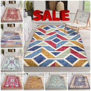 Large Traditional Rugs Living Room Bedroom Carpet Anti-Slip Hallway Runner Mat - Picture 1 of 92