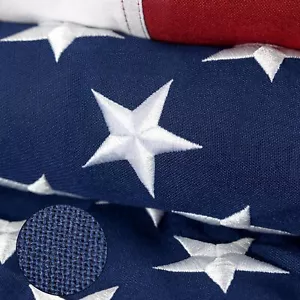 Spun Polyester American Flag 3x5 ft Outdoor TearProof Series, 100% in USA,. - Picture 1 of 7