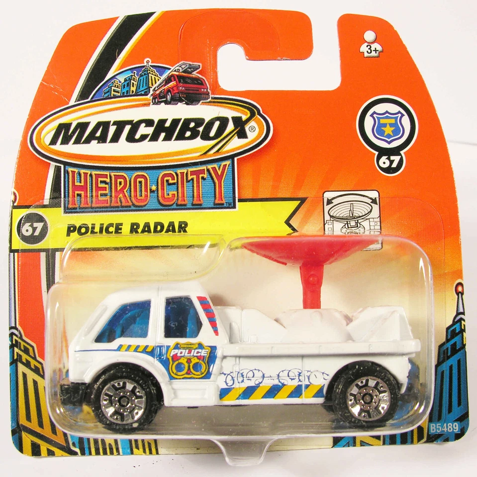 MINT MATCHBOX 67 POLICE RADAR SCANNER TRUCK HERO CITY  IN SEALED SHORT CARD BND - Image 1 of 1