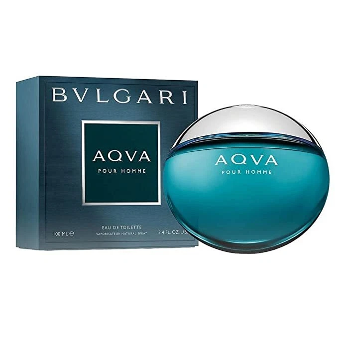 Aqva Pour Homme by Bvlgari 3.4oz EDT for men NEW SEALED Box - Image 1 of 1