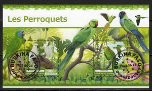 lot # S 73 Les Perroquets One Souvenir Sheet - Picture 1 of 1