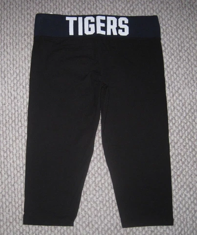 Victoria's Secret PINK DETROIT TIGERS Yoga Crop Leggings Baseball MLB Pants Cover