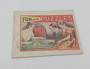 1920s -40s Fun With Puzzles Alka Seltzer Dr Miles Advertising Booklet - Picture 1 of 14