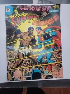 1978 DC Oversized Superman vs. Muhammad Ali Neil Adams Cover. Genau wie auf dem Foto - Bild 1 von 12
