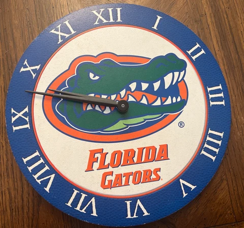 WinCraft Florida Gators Wall Clock! MADE IN USA! Cover