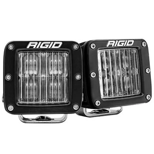 Juego de pares de luces LED antiniebla blancas rígidas 504815 serie D PRO SAE negro universal - Imagen 1 de 11