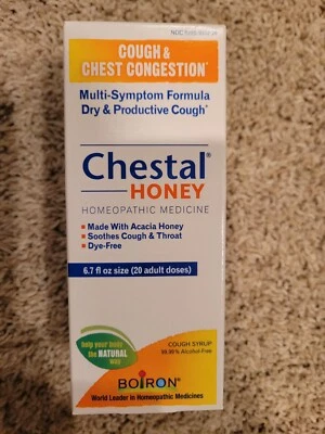 NIB Boiron Chestal Adult Cold& Cough Syrup Nasal & Chest Congestion Homeopathic - Image 1 of 4