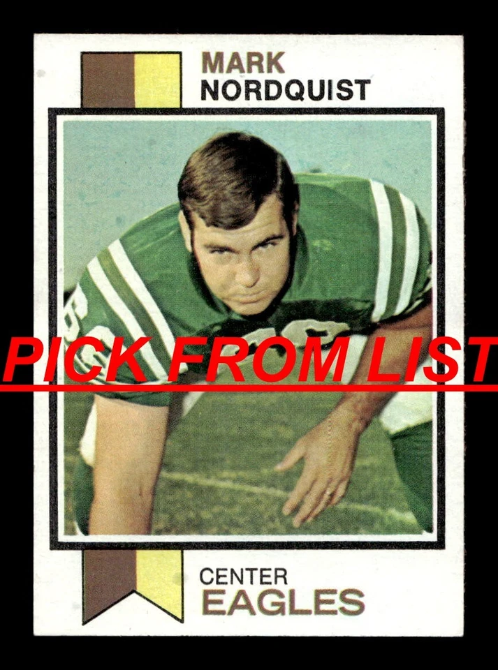 1973 Topps Football 4-262 EX/EX-MT Pick From List All PICTURED - Image 1 of 1