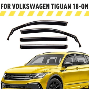Rain Guards Vent Visors Shade for 2018-2025 Volkswagen (VW) Tiguan - Picture 1 of 9