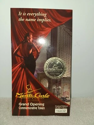 Monte Carlo Grand Opening Commemorative token - Image 1 of 4