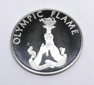 Flama Olímpica Oficial P.N.C. Medalla de plata maciza colección Moscú, Rusia 1980 - Imagen 1 de 2
