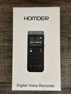Homder TF-10 32GB Digital Voice Recorder Rechargeable up to 2000+hrs - Image 1 of 2