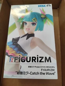 Vocaloid Hatsune Miku Figurizm MEGA 39's Catch The Wave Figure SEGA Anime Japan - Picture 1 of 6