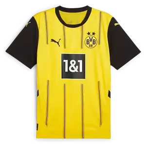 Puma 2024-25 Borussia Dortmund Men's Stadium Home Jersey - Picture 1 of 3