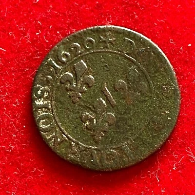 #8047 - Féodale Double-Tournois Marie de Bourbon-Montpensier 1620 TTB - Photo 1/2