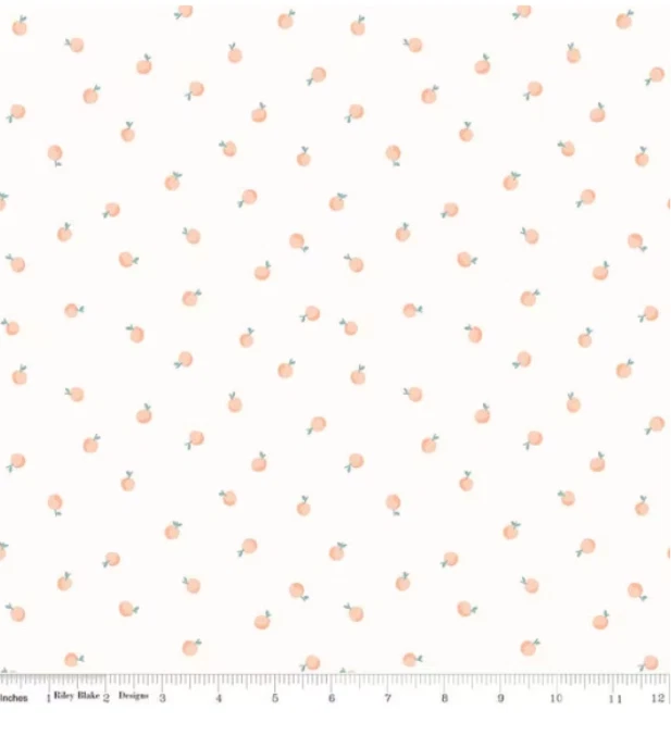 RBD ~ Hush Hush 4 ~ C15446 Just Peachy ~ 100% Cotton ~ per half yard - Image 1 of 1