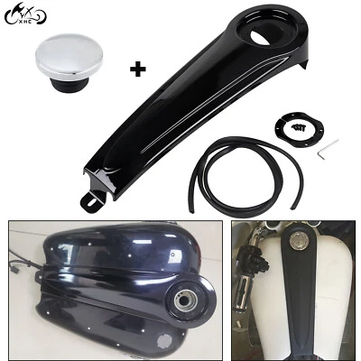 5 Gallon Stretched Dash Panel & Gas Tank Cap Cover For Harley Electra Road Glide Foto 1 de 4