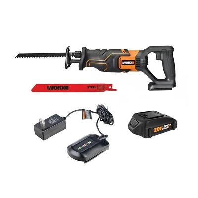 Worx WX500L Cordless 20V Power Share Reciprocating Saw - Image 1 of 4