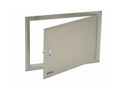 公牛户外产品不锈钢门带锁和钥匙 16 英寸 x 23 — 第 1/4 张图片