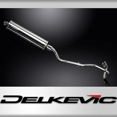 Silenciador de escape completo Yamaha XT225 Serow 1986-2007 18" ovalado de acero inoxidable Foto 1 de 4