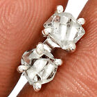 Natural Herkimer Diamond - USA 925 Silver Earrings - Stud Jewelry CE30151