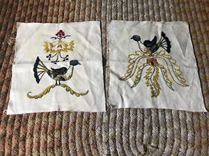Vintage Embroidery Work Pillow To Sew - Picture 1 of 5