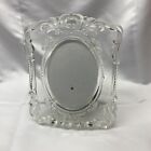 Mikasa Princess Lead Crystal Picture Frame clear with frosted accents 8' x 11'