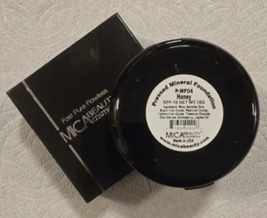 Mica Beauty Fondotinta Minerale Pressato P-MF04 MIELE 15g SPF-15 VEGAN - MAI USATO! - Foto 1 di 11