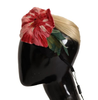 Diadema DOLCE & GABBANA Diadema Negro Seda Blanco Pelo Parrucchiera PVP $1900 Foto 1 de 4