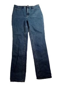 Lands End Denim Jeans Womens Tall Size 12 Medium Wash Heavyweight - Bild 1 von 13