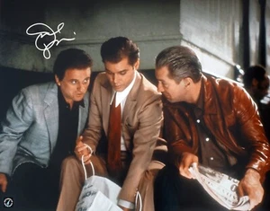 Joe Pesci w/ De Niro & Liotta Autographed GOODFELLAS Money 16x20 Photo ASI Proof - Picture 1 of 2