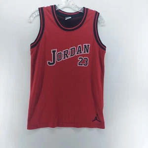 jordan dri-fit youth Red basketball sleeveless t shirt size XL 13-15 years - Picture 1 of 11