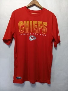 Kansas City Chiefs Combine Training Short Sleeve Shirt NFL Football Medium - Picture 1 of 6