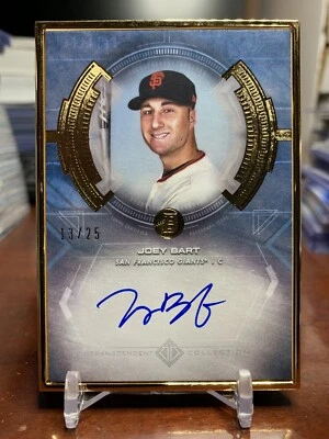 2020 Bowman Transcendent Joey Bart Gold Framed Auto /25 - Image 1 of 2