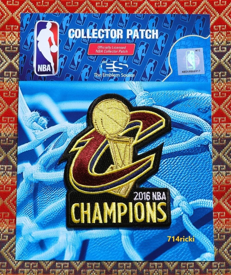 2016 NBA Finals Champions Cleveland Cavaliers Ring Ceremony Patch Collector - Image 1 of 1