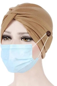 2 PIEZAS Diadema Color Sólido Durable Nudo Girado Gorro Envoltura para la Cabeza Elástica - Imagen 1 de 4