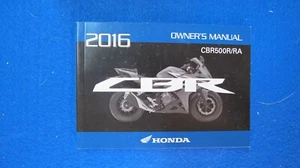 Honda 2016 CBR500RR/RA New Old Stock Original Owners Manual F426 - Picture 1 of 4