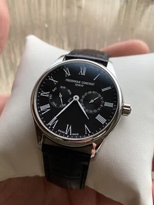 Frederique Constant FC-259/260x5b4/5/6 Black Day Date Mens Watch Quartz Swiss - Picture 1 of 12