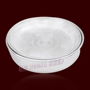 Olla Naivedyam en plata esterlina pura - pequeña hecha a mano OmPoojaShop - Imagen 1 de 3