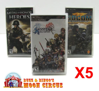 5x FUNDA PROTECTORA TRANSPARENTE SONY PSP GAME ¡ENVÍO GRATUITO! Foto 1 de 4