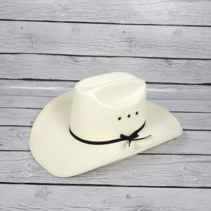 Cavender's Cowboy Hat Straw Ranch Collection 5x Size 6 3/4 Long Oval - Picture 1 of 8